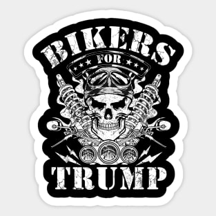 Bikers For Trump Vote 2020 Election Sticker